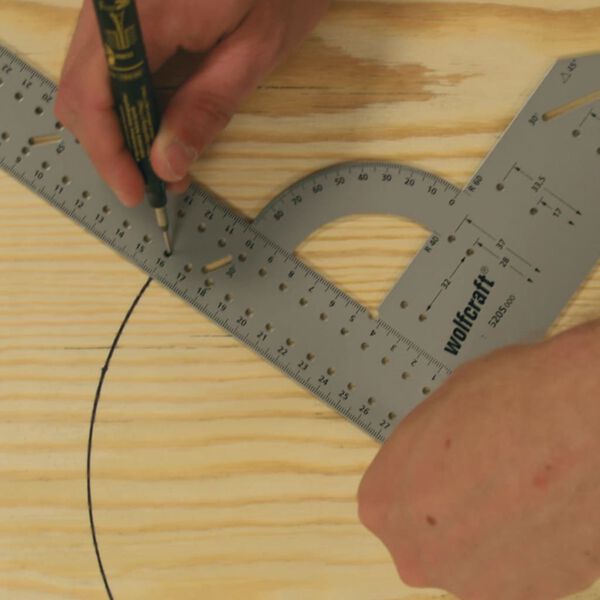 wolfcraft Univerz&aacute;lny &scaron;tvorec 300 mm 5205000