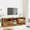 vidaXL TV skrinka Old Wood 150x33,5x45 cm Engineered Wood