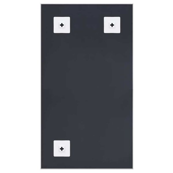 vidaXL Zrkadlo strieborn&eacute; 80x60 cm