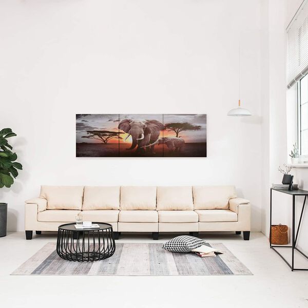 vidaXL Kanvasov&yacute; obraz Zvieracia potlač Viacfarebn&yacute; 120 x 40 cm Pl&aacute;tno