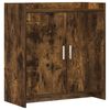 vidaXL Serv&iacute;rovacia skriňa Dymov&yacute; dub 72 x 36 x 80 cm Kompozitn&eacute; drevo