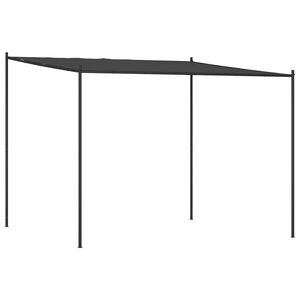 vidaXL Alt&aacute;nok antracitov&yacute; 3 x3 m 180 g/m&sup2; l&aacute;tka a oceľ