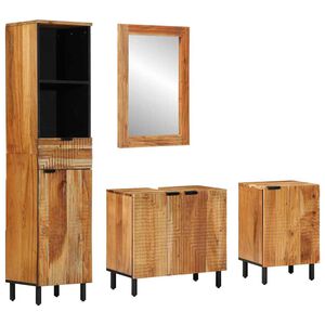 vidaXL Set kabinetov do k&uacute;peľne 4 ks Pr&iacute;rodn&aacute; 38 x 33 x 160 cm