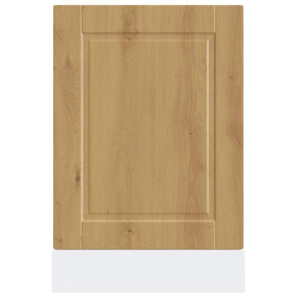 vidaXL Panel umývačky riadu Porto dub artisan kompozitné drevo