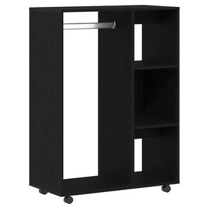 vidaXL &Scaron;atn&iacute;k čierny dub 80x40x110 cm, imit&aacute;cia dreva