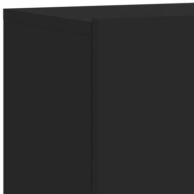 vidaXL TV skrinky nástenné 2 ks čierne 80x30x41 cm