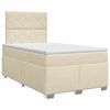 vidaXL Posteľ boxspring s matracom Kr&eacute;mov&aacute; 120 x 200 cm L&aacute;tka
