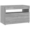 vidaXL TV skrinka s LED, siv&yacute; dub sonoma 60x35x40 cm