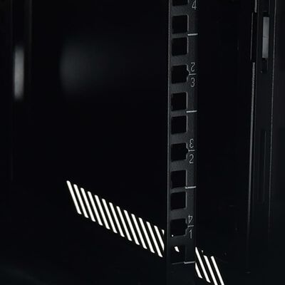 vidaXL 6U Nástenná serverová skriňa 19" IP20 600x450x375 mm