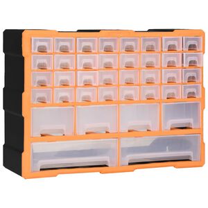 vidaXL Organiz&eacute;r so 38 z&aacute;suvkami 52x16x37,5 cm