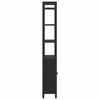 vidaXL Knižnica Čierny dub 60 x 24 x 161 cm Kompozitn&eacute; drevo