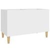 vidaXL Skrinka na platne biela 74,5x38x48 cm kompozitn&eacute; drevo
