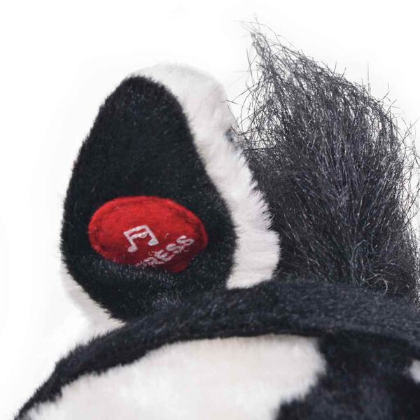 vidaXL Stojaci ply&scaron;ov&yacute; hračk&aacute;rsky kon&iacute;k, čierno biely XXL