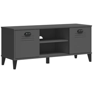 vidaXL Lavica na top&aacute;nky VIKEN, antracit 106x35x45cm, kompozitn&eacute; drevo