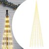 vidaXL LED vianočn&yacute; stromček 3000 LED tepl&aacute; biela 800 cm
