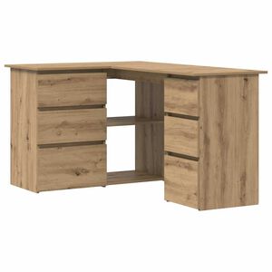 vidaXL Rohov&yacute; st&ocirc;l Artisan Dub 145x100x76 cm Kon&scaron;trukt&eacute;rske drevo