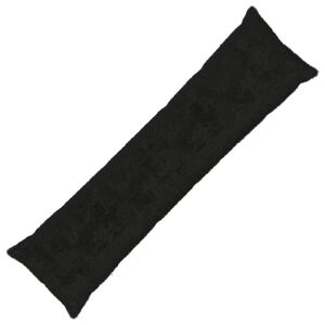 vidaXL Poťah na podložku HEERLEN Čierna 40 x 145 cm Umel&aacute; kr&aacute;ličia