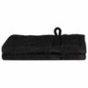 vidaXL Uter&aacute;k pre host&iacute; SOLUND 2 pcs Čierna 15 x 21 cm 550 gsm