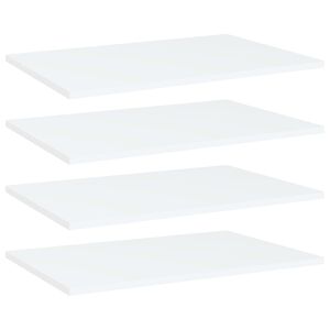 vidaXL Pr&iacute;davn&eacute; police 4 ks, biele 60x40x1,5 cm, kompozitn&eacute; drevo