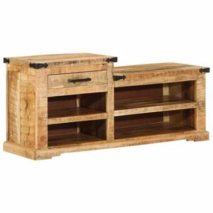 vidaXL lavička Hned&aacute; 110 x 35 x 50 cm Hrub&eacute; mango