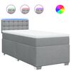 vidaXL Posteľn&yacute; r&aacute;m boxsping s matracom bledosiv&yacute; 80x200 cm l&aacute;tka