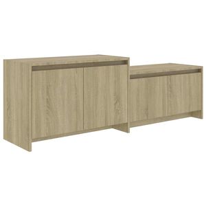 vidaXL TV skrinka, dub sonoma 146,5x35x50 cm, kompozitn&eacute; drevo