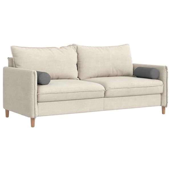 vidaXL Podložkov&eacute; vank&uacute;&scaron;e 2 pcs Tmavo &scaron;ed&aacute; &Oslash; 15 x 40 cm l&aacute;tka