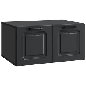 vidaXL N&aacute;stenn&aacute; TV skrinka Čierna 59,5 x 41 x 30 cm Kompozitn&eacute; drevo