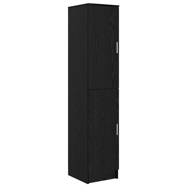 vidaXL Highboard Čierny dub 35 x 39 x 168 cm