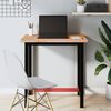 vidaXL Pracovný stôl 80x55x81,5 cm masívny buk a kov