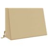 vidaXL Vank&uacute;&scaron; na chrb&aacute;t SOEST 100% polyester B&eacute;žov&aacute; 60 x 20 x 40 cm