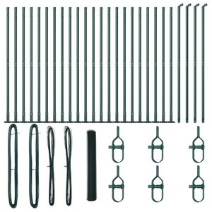 vidaXL Stĺp na plot. Zelen&aacute;