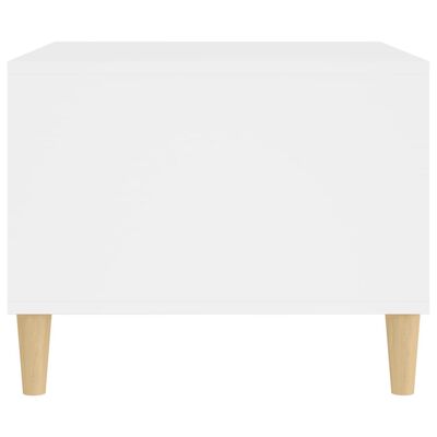 vidaXL Konferenčný stolík biely 60x50x40 cm spracované drevo