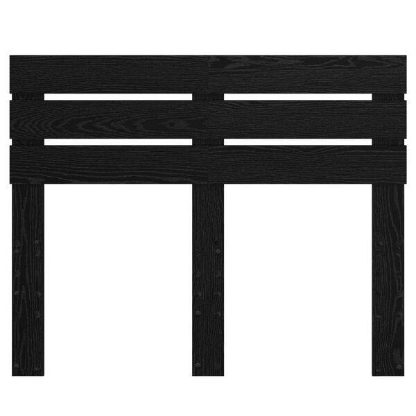 vidaXL Zadn&eacute; čelo Čierny dub 120 cm Kompozitn&eacute; drevo