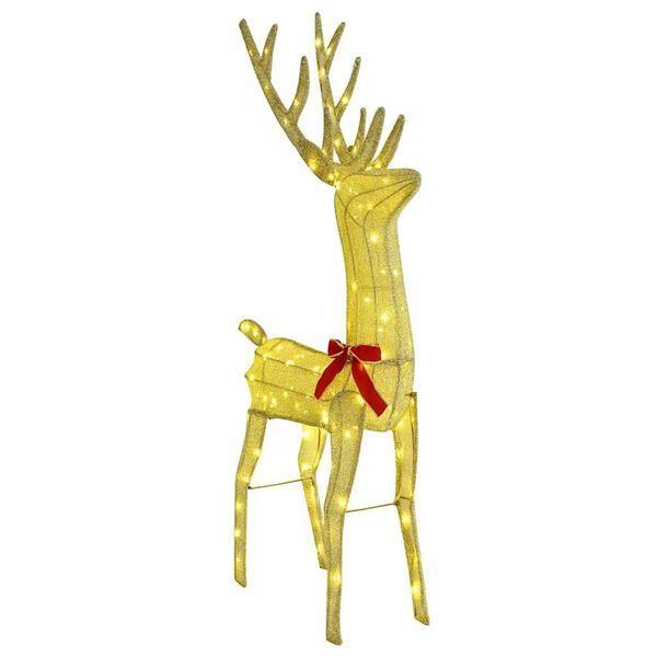 vidaXL Sob s sane s 200 LED-i Teplá biela 70 x 26 x 128,5 cm látka