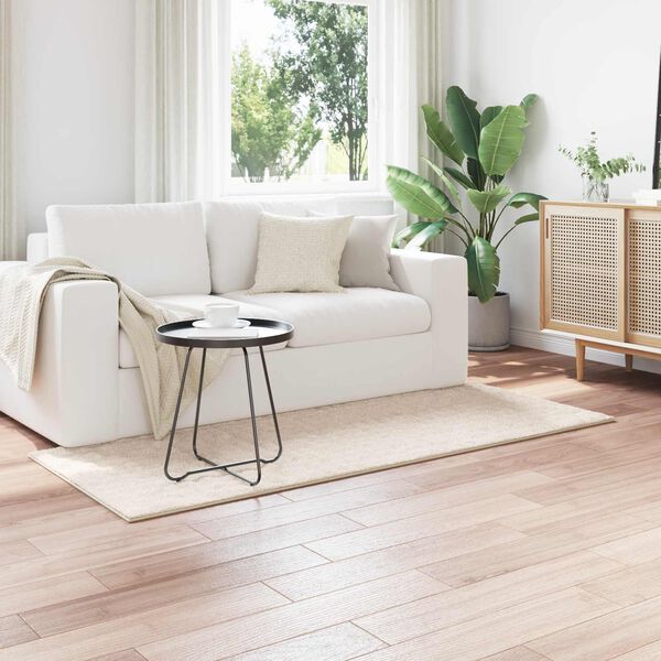 vidaXL Kusov&eacute; koberce Obdĺžnikov&yacute; SIROLO B&eacute;žov&aacute; 200 x 80 cm Polyester