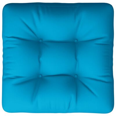 vidaXL Podložka na paletový nábytok, modrá 60x60x12 cm, látka