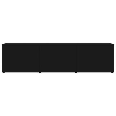 vidaXL TV skrinka, čierna 120x34x30 cm, drevotrieska