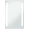 vidaXL K&uacute;peľňov&eacute; n&aacute;stenn&eacute; zrkadlo s LED osvetlen&iacute;m 60x80 cm