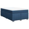 vidaXL Boxspring posteľ s matracom modr&aacute; 120x200 cm l&aacute;tka