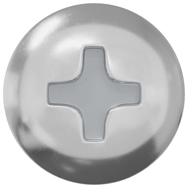 vidaXL Drevo skrutky 2 pcs Strieborn&aacute; M4 x 25 mm Oceľ