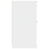 vidaXL Komoda biela 70x35,5x67,5 cm spracované drevo