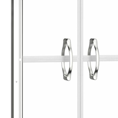 vidaXL Sprchové dvere, priehľadné, ESG 91x190 cm