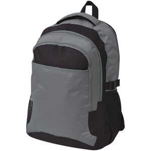vidaXL &Scaron;kolsk&yacute; ruksak 40 l, čierno-siv&yacute;