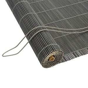 vidaXL Roleta Siv&aacute; 130 x 160 cm Bambus