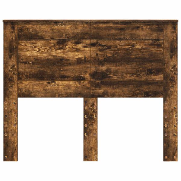 vidaXL Zadn&eacute; čelo s čelnou doskou Dymov&aacute; dub 120 cm Kompozitn&eacute; drevo