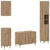vidaXL S&uacute;prava k&uacute;peľňov&yacute;ch skr&iacute;ň v 4 kusoch ARNHEM Dub artisan