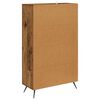 vidaXL Highboard so z&aacute;suvkou Star&eacute; drevo 69,5 x 31 x 115 cm