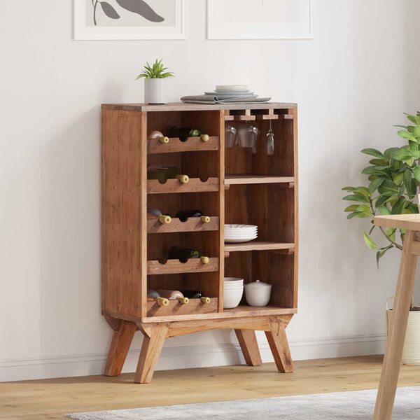 vidaXL Ro&scaron;t Hned&aacute; 60 x 30 x 90 cm Mas&iacute;vne obnoven&eacute; drevo