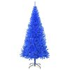 vidaXL Umelý vianočný stromček so stojanom, modrý 180 cm, PVC